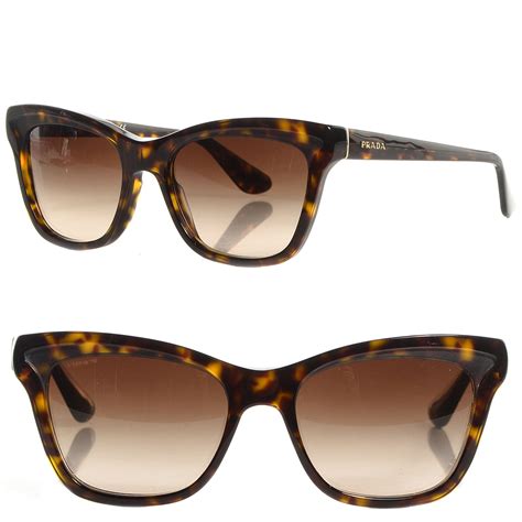 prada sunglasses women's tortoise shell|prada cat eye tortoiseshell sunglasses.